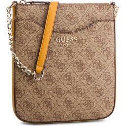 Torebka GUESS - HWSG71 74700 BRM. Brązowe listonoszki damskie Guess, z aplikacjami, ze skóry ekologicznej. Za 349,00 zł.
