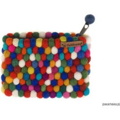 Portfele damskie: Portfel z kulek, portfelik handmade Feltiness