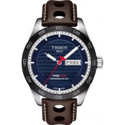 PROMOCJA ZEGAREK TISSOT PRS 516 Automatic T100.430.16.041.00. Niebieskie zegarki męskie marki TISSOT, ze stali. W wyprzedaży za 2520,00 zł.