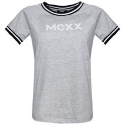 T-shirt w kolorze szarym. Szare t-shirty damskie Pepe Jeans, Mexx, Pierre Cardin, m, z nadrukiem, z bawełny, z okrągłym kołnierzem. W wyprzedaży za 79,95 zł.