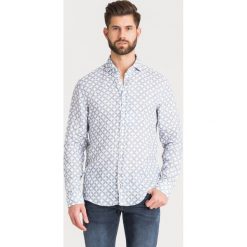 KOSZULA HANJO Joop! Jeans. Białe koszule męskie JOOP! Jeans, s, bez wzorów, z jeansu, z klasycznym kołnierzykiem, bez rękawów. Za 384,30 zł.