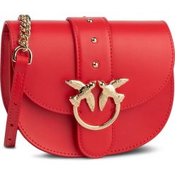 Torebka PINKO - Go-Round Baby Simply PE 20 PLTT 1P21KQ Y5FF Red R24. Czerwone listonoszki damskie Pinko, na imprezę, bez wzorów, ze skóry, bez dodatków. Za 839,00 zł.