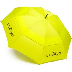 Parasol CHERVO USMAN. Żółte parasole Chervo, z nadrukiem, z włókna. Za 250,00 zł.