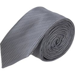 Krawaty męskie: krawat platinum granatowy classic 226