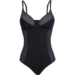 Body ze stringami bonprix czarny. Czarne body damskie bonprix, bez wzorów. Za 32,99 zł.