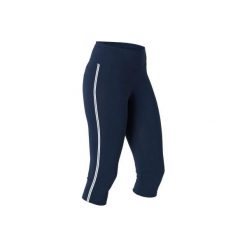Rybaczki Gym & Pilates 510 damskie. Niebieskie rybaczki damskie DOMYOS, xl, bez wzorów, z elastanu. Za 44,99 zł.