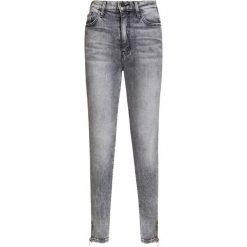Jeansy MOTHER THE SWOONER ANKLE ZIP SKINNY. Szare jeansy damskie Mother, z podwyższonym stanem. Za 1530,00 zł.