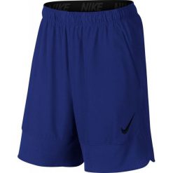 Nike Spodenki Treningowe Flex 8" 742242 455 M. Niebieskie spodenki sportowe męskie marki Nike, m, bez wzorów, z tkaniny, sportowe, na fitness i siłownię. W wyprzedaży za 139,00 zł.