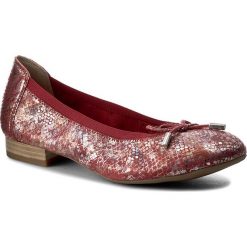 Baleriny damskie lakierowane: Baleriny CAPRICE – 9-22156-28 Red Rept. Mult 525