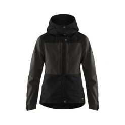 Fjällräven Keb Jacket W, Czarny | 550 | Z. Czarne kurtki damskie Fjällräven, bez wzorów, długie. Za 1642,71 zł.