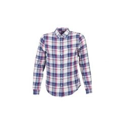 Koszule Gant COTTON FLANNEL CHECK SHIRT. Szare koszule nocne i halki marki GANT, z materiału. Za 383,20 zł.
