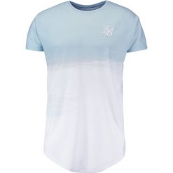 T-shirty męskie: SIKSILK CURVED WASH OUT TEE Tshirt z nadrukiem powder blue