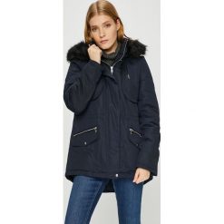 Vero Moda - Parka. Niebieskie kurtki damskie Vero Moda, s, bez wzorów, z poliesteru, długie, z kapturem. W wyprzedaży za 159,90 zł.