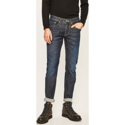 Pierre Cardin - Jeansy Antibes 3003. Niebieskie jeansy męskie Pierre Cardin, z aplikacjami. W wyprzedaży za 299,90 zł.