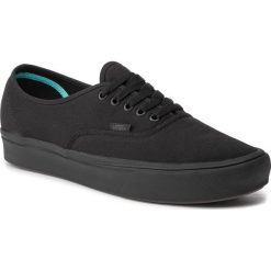 Tenisówki VANS - Comfycush Authent VN0A3WM7VND1 Black/Black. Czarne trampki męskie Vans, bez wzorów, z gumy, bez zapięcia. W wyprzedaży za 219,00 zł.