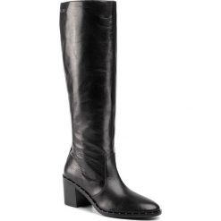Kozaki LIU JO - Olivia 6 S69095 P0062 Black 22222. Czarne kozaki damskie Liu Jo, ze skóry, bez obcasa, na obcasie, bez zapięcia. W wyprzedaży za 629,00 zł.