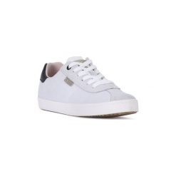 Buty Geox J KILWI GIRL. Białe trampki męskie Geox, bez wzorów, bez zapięcia. Za 215,53 zł.