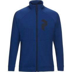 Peak Performance bluza PULSE ZIP-UP Blue. Niebieskie bluzy męskie Peak Performance, m, bez wzorów, z softshellu, bez kołnierzyka, bez rękawów, bez kaptura. Za 404,25 zł.