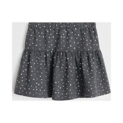 Mango Kids - Spódnica dziecięca Dotty 110 - 164 cm. Szare spódniczki dziewczęce Mango Kids, na co dzień, w grochy, z bawełny, mini, rozkloszowane. Za 79,90 zł.