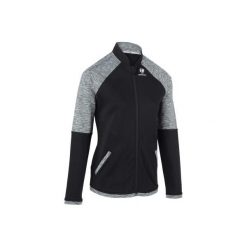 Kurtka tenisowa Warm 500 damska. Czarne kurtki damskie marki ARTENGO, na zimę, z elastanu, tenisowe. Za 69,99 zł.