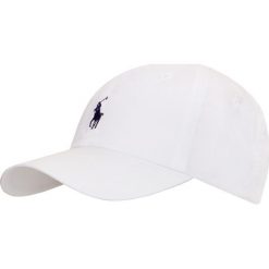 Czapka POLO GOLF RALPH LAUREN. Białe czapki damskie Polo Golf Ralph Lauren, w paski, z tkaniny. Za 180,00 zł.