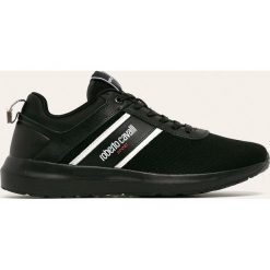 Roberto Cavalli Sport - Buty. Czarne sneakersy męskie Roberto Cavalli Sport, ze skóry, na sznurówki. Za 619,90 zł.