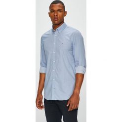 Tommy Hilfiger - Koszula. Szare koszule męskie na spinki TOMMY HILFIGER, l, z bawełny, button down, z długim rękawem. Za 299,90 zł.