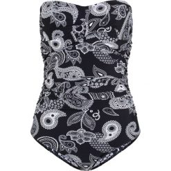 Kostium kąpielowy shape Level 1 bonprix czarno-biały "paisley". Stroje kąpielowe damskie bonprix. Za 119,99 zł.
