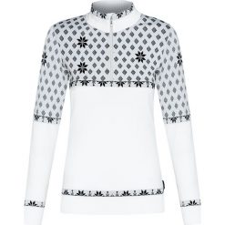 Sweter NEWLAND MINERVA Biały|Print. Białe swetry damskie marki Newland, na zimę, bez wzorów, prążkowane, bez rękawów, bez kaptura. W wyprzedaży za 408,00 zł.