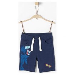 S.Oliver Szorty Chłopięce 98 Niebieskie. Niebieskie spodenki chłopięce S.Oliver, na lato, bez wzorów, z materiału, eleganckie, krótkie. Za 75,00 zł.