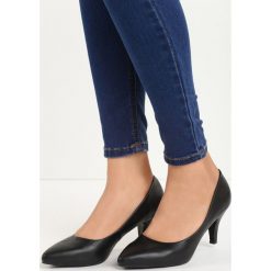 Buty ślubne damskie: Czarne Czółenka Duckling