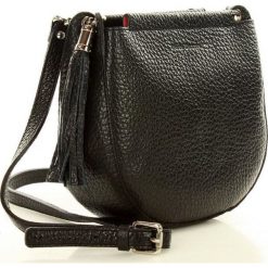MARCO MAZZINI Torebka skórzana crossbody classical czarna. Czarne torebki klasyczne damskie marki MAZZINI, w paski, ze skóry. Za 229,00 zł.