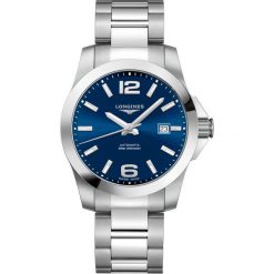ZEGAREK LONGINES L3.777.4.99.6. Szare, analogowe zegarki męskie LONGINES, ze stali. Za 4510,00 zł.