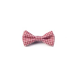 Muchy męskie: MUCHA BAWEŁNIANA GOTOWA RED PLAID