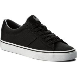 Tenisówki POLO RALPH LAUREN - Sayer 816688479001 Black. Czarne półbuty męskie Polo Ralph Lauren, na co dzień, bez wzorów, ze skóry, klasyczne, bez zapięcia. W wyprzedaży za 259,00 zł.