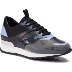 Sneakersy VERSACE COLLECTION - V900734 VM00436 VA39 Grigro/Celeste/Nero/Ne. Czarne sneakersy męskie marki Versace Collection, bez zapięcia. Za 2019,00 zł.