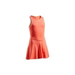 Sukienka do tenisa TDR500. Czarne sukienki damskie ARTENGO, bez wzorów, z elastanu, eleganckie, bez kołnierzyka, bez rękawów, sportowe. Za 39,99 zł.