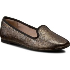Lordsy CLARKS - Chia Milly 261217404 Bronze Metallic. Żółte lordsy damskie marki Clarks, ze skóry. W wyprzedaży za 219,00 zł.