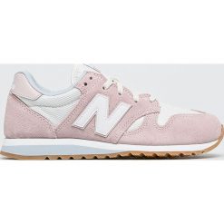 New Balance - Buty WL520CI. Różowe buty sportowe damskie New Balance, bez wzorów, ze skóry, sportowe. W wyprzedaży za 179,90 zł.