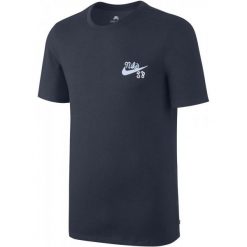 Nike M Nk Sb Dry Tee Dfc Whale Blue L. Niebieskie koszulki sportowe męskie marki Nike, m, na fitness i siłownię, dri-fit (nike). Za 99,00 zł.