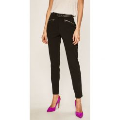 Dkny - Spodnie. Czarne spodnie damskie DKNY, bez wzorów, z elastanu. Za 449,90 zł.