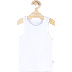 Podkoszulek. Białe bielizna chłopięca BASIC UNDERWEAR, bez wzorów, z bawełny. Za 12,50 zł.