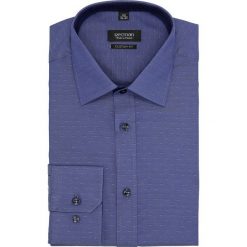 Koszule męskie: koszula bexley 2578 długi rękaw custom fit fiolet