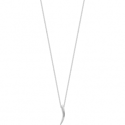 Srebrny naszyjnik - (D)45 cm. Szare naszyjniki damskie marki Alicja & Maria, srebrne. W wyprzedaży za 97,95 zł.