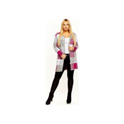 Sweter zapinany na ekspres. Szare swetry damskie Bird, xl, bez wzorów, bez rękawów, bez kaptura. Za 314,00 zł.