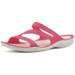 Crocs Kobiety Swiftwater Sandal Paradise Pink / White 203998-6nr (Rozmiar 36-37). Różowe kapcie damskie marki Crocs. W wyprzedaży za 133,00 zł.
