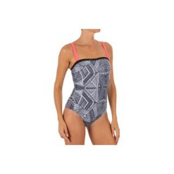 Kostium kąpielowy jednoczęściowy CORI TRIBU damski. Czarne t-shirty damskie marki OLAIAN, bez wzorów, z elastanu, sportowe, bez kołnierzyka. Za 79,99 zł.