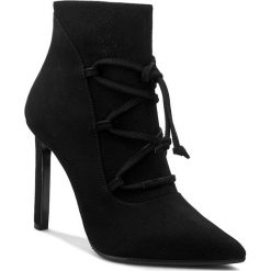 Buty zimowe damskie: Botki BALDOWSKI – D01700-E803-006 Zamsz Czarny