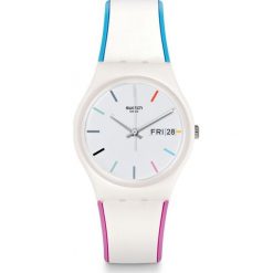 ZEGAREK SWATCH GENT. Szare zegarki męskie marki Swatch, sztuczne. Za 235,00 zł.