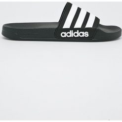 Adidas Performance - Klapki. Czarne kapcie męskie adidas Performance, z materiału, bez zapięcia. Za 99,90 zł.